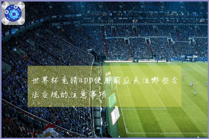世界杯竞猜app使用前应关注哪些合法合规的注意事项