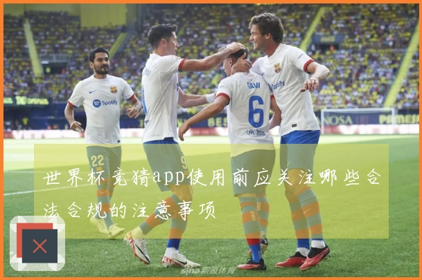 世界杯竞猜app使用前应关注哪些合法合规的注意事项